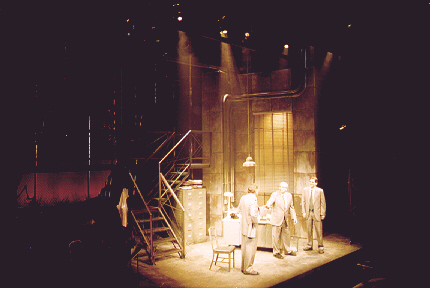 Stage left shot with Judd Hirsch,  Jude Ciccolella and Robert Sean Leonard